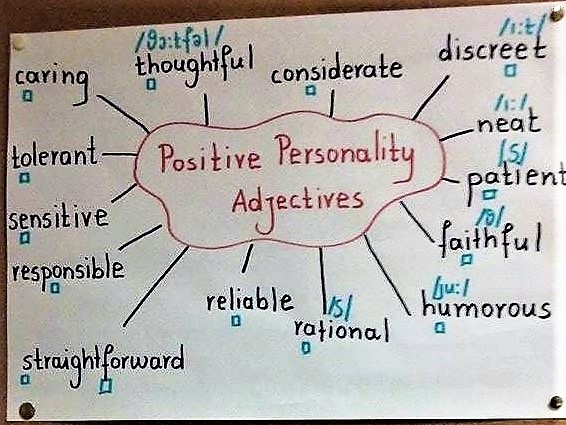 2.positive personality adjectives